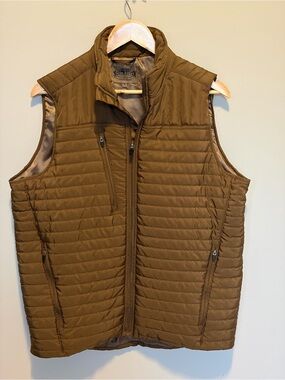 North River Quilted Brown Men's Insulated Vest